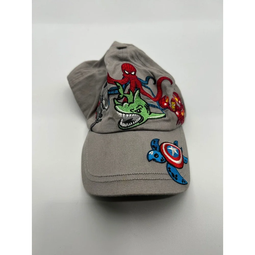 Sea Life Mall‎ of America Marvel Mashup Sea Creature Hat Grey Kidtees Strapback